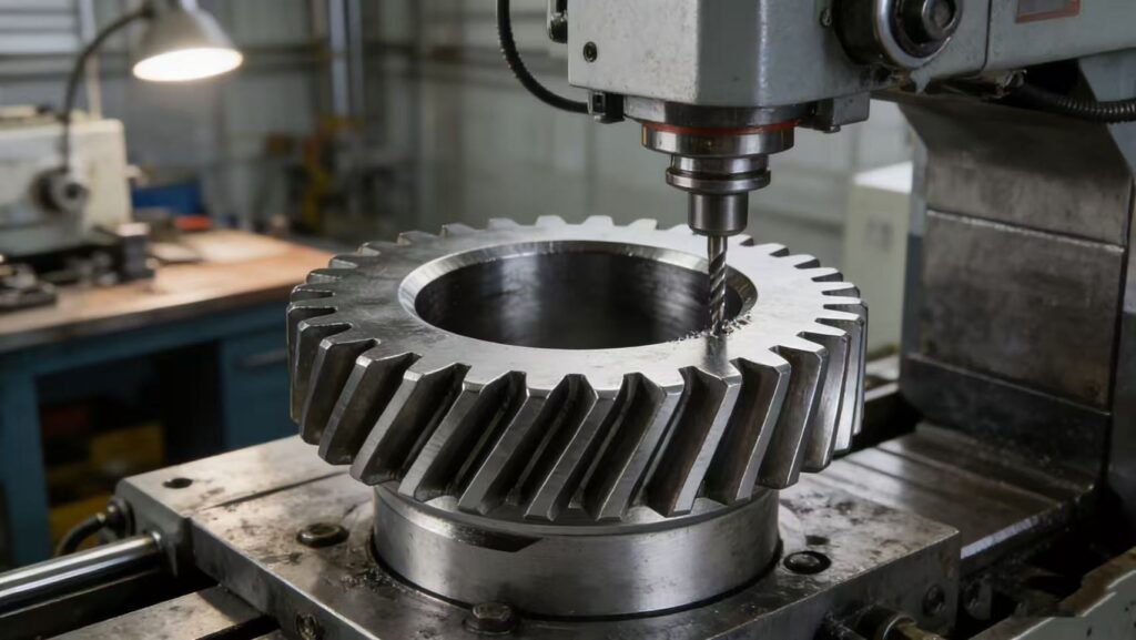 It automatically measures the tooth profile, helix, pitch, and radial runout of cylindrical gears and spiral bevel gears.