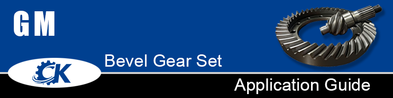 American Ring and Pinion gear set，GM Bevel Gear Set Application Guide