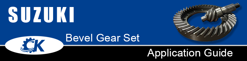 Suzuki beve gear set application guide