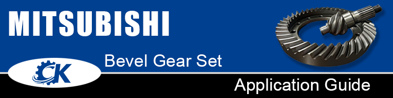 Mitsubishi beve gear set application guide