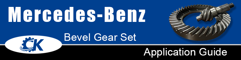 European cars bevel gear，Mercedes-Benz Bevel Gear Set Application Guide