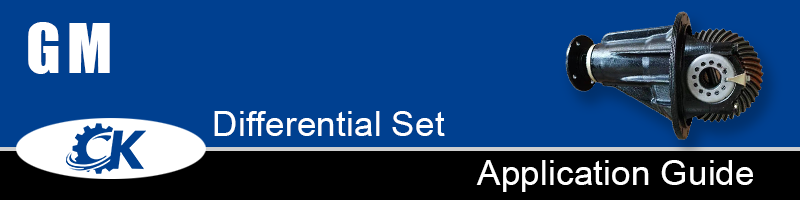 GM differential set application guide