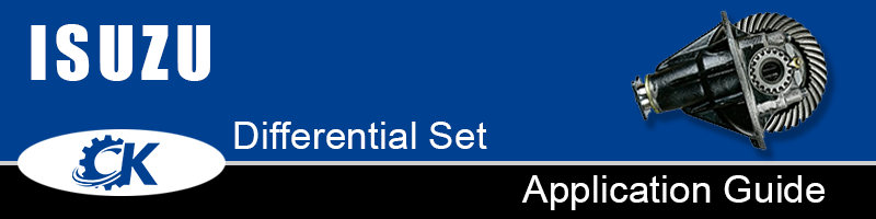 isuzu differential set application guide