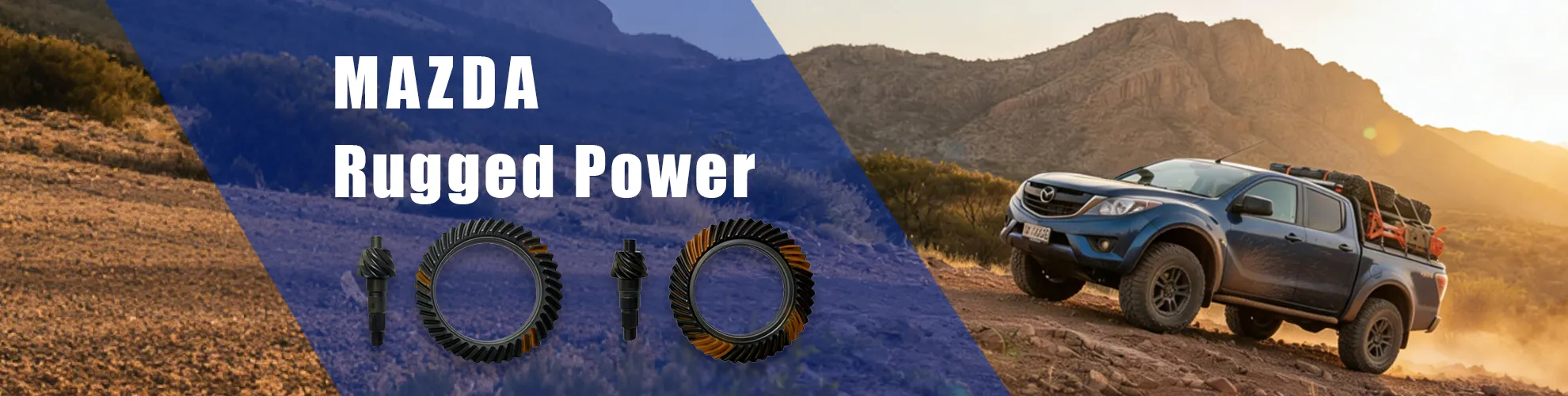MAZDA Spiral Bevel Gear Set，MAZDA Crown Wheel and Pinion