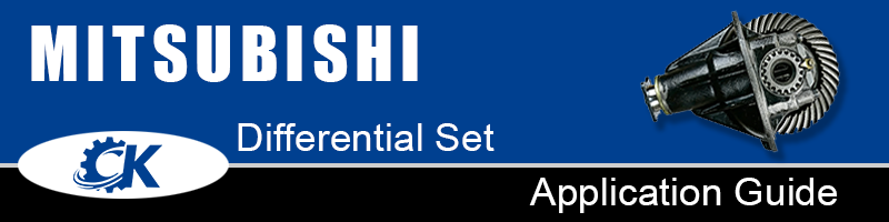 Japanese trucks，Mitsubishi differential set application guide