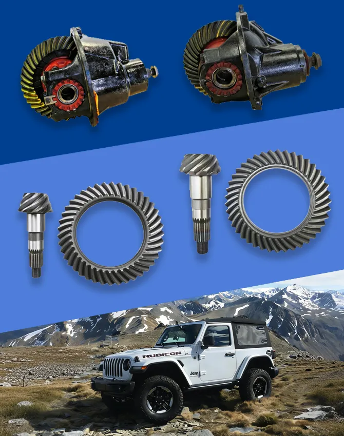 AWD bevel gears and differential