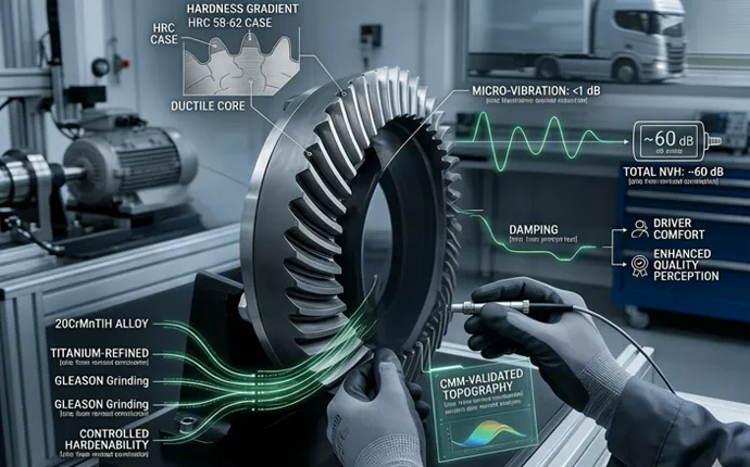 Optimizing NVH in Modern Commercial Vehicle Drivetrains: The Silent Competitive Advantage