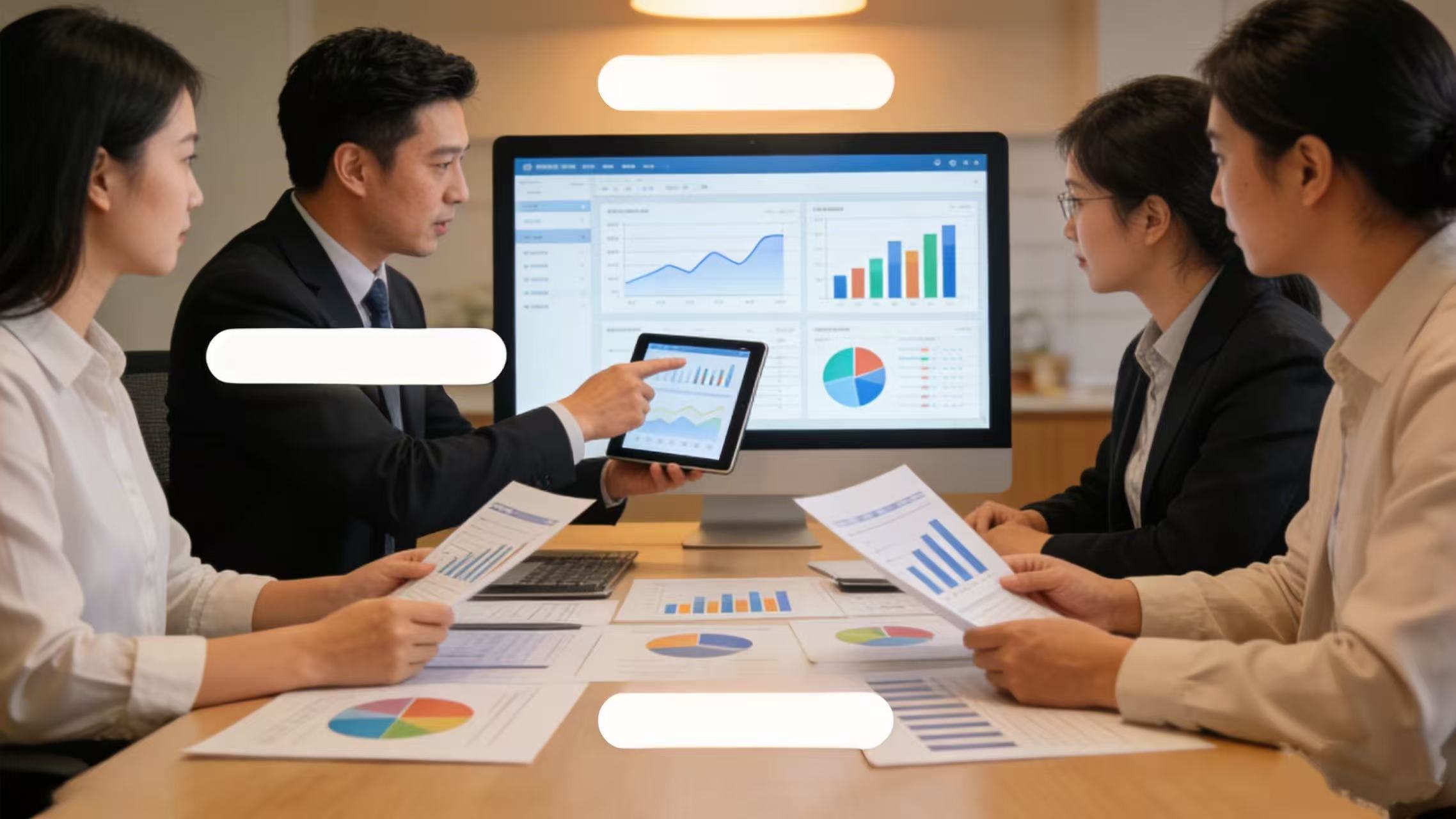 CK Gears core team conducting business growth and market trend analysis